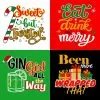 Adult T-Shirt - Ladies Christmas T-Shirt, Assorted -Halloween Costumes Sales 152919