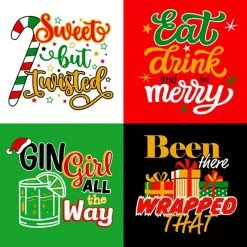 Adult T-Shirt - Ladies Christmas T-Shirt, Assorted