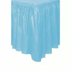 Table Skirt - Pale Blue