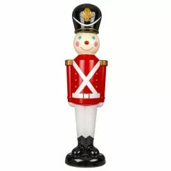 Christmas Decoration - 105cm Toy Solider Mould Red, With Light