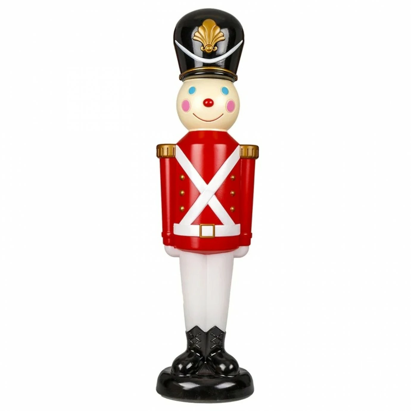 Christmas Decoration - 105cm Toy Solider Mould Red, With Light 3 Christmas Decoration - 105cm Toy Solider Mould Red, With Light
