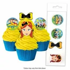 Cupcake Toppers - Wafer, The Wiggles 16pk