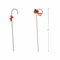 Candy Cane - Assorted With Bow