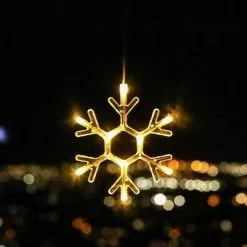 Hanging Decoration - Window Light Snowflake Suction