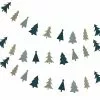 Bunting - 5 M Nordic Noel Trees, Green Garland -Halloween Costumes Sales 55902