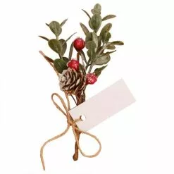 Place Cards - Reusable Berry Sprig, 6pk