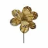 Decorative Flower - 22cm Magnolia, Gold -Halloween Costumes Sales 56169