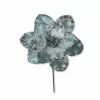 Decorative Flower - 22cm Magnolia, Light Blue -Halloween Costumes Sales 56170