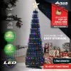 Christmas Tree - 1.5m LED Pop-Up With Remote, Multi Colour -Halloween Costumes Sales 56270