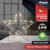 Christmas Decoration - 28cm 3D LED Star, Warm White Light -Halloween Costumes Sales 56276