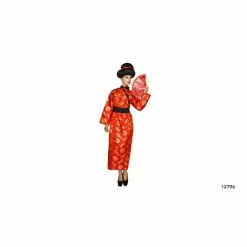 Adult Costume - Red Chinese Lady Costume, One Size