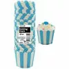 Baking Cups - Stripes, Pale Blue 25 Pk 2 Baking Cups - Stripes, Pale Blue 25 Pk -Halloween Costumes Sales 68659