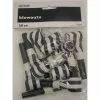 Blowouts - Stripes/Chevron Black 10 Pk