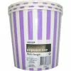 Popcorn Cups, Large - Stripes, Purple 3 Pk