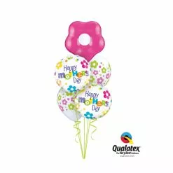 Balloon - Latex Print 11" Daisies Dots Hearts -Halloween Costumes Sales BAL 14117 2