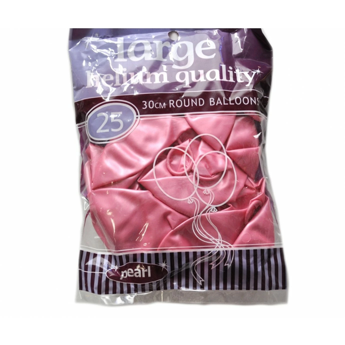 Balloons - 30 Cm, Pearl Pink 25 Pk 3 Balloons - 30 Cm, Pearl Pink 25 Pk