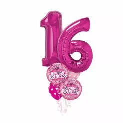 Balloons - 16" Big Hearts Wild Berry, Pink & Rose -Halloween Costumes Sales BAL 18534 2