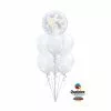 Balloon - Latex 3' Print Entwined Hearts Clear 1 Balloon - Latex 3' Print Entwined Hearts Clear -Halloween Costumes Sales BAL 21710 1