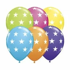 Balloon - Latex Print 11" Big Stars Assorted