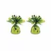 Fringed Foil Balloon Weight - Lime Green -Halloween Costumes Sales BAL 5497