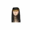 Harem Hat And Veil - Black -Halloween Costumes Sales COS 10673