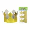 Crown - Gold, Cardboard -Halloween Costumes Sales COS 12369