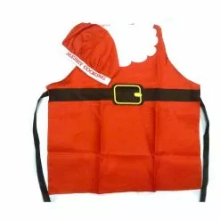 Accessory Set - Santa Apron & Hat, Merry Cooking