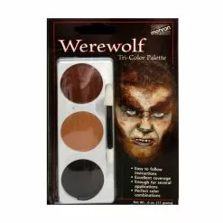 Mehron Tri-colour Makeup Palette, Werewolf