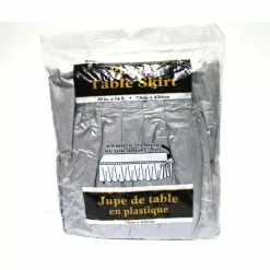 Table Skirt - Silver