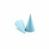Party Cone - Blue W/Polka Dots 12 Pk -Halloween Costumes Sales PAS 17363