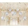 Hanging Decoration - Shooting Stars 30 Pk Silver -Halloween Costumes Sales PAS 18064