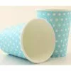 Cups, Blue W/Polka Dots 12 Pk -Halloween Costumes Sales PAS 19785