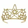 Tiara, Metal - Gold Star -Halloween Costumes Sales PAS 19858