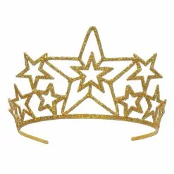Tiara, Metal - Gold Star
