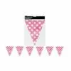 Flag Bunting - Pennant, Polka Dots Hot Pink 2 Flag Bunting - Pennant, Polka Dots Hot Pink -Halloween Costumes Sales PAS 21792