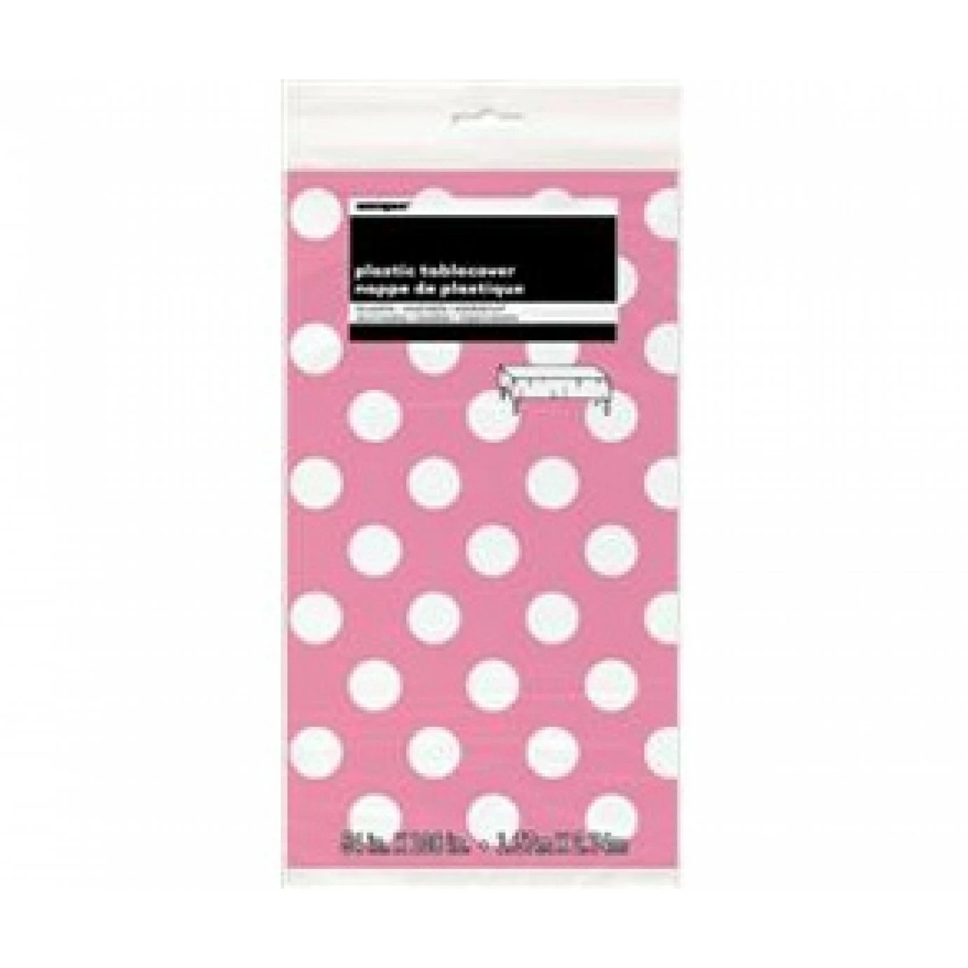 Tablecloth - Polka Dots Pink 3 Tablecloth - Polka Dots Pink