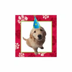 Serviettes - Luncheon, Puppy Party 16 Pk