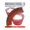 Cupcake Wraps - Red Heart Decorative Lace -Halloween Costumes Sales THP 21640