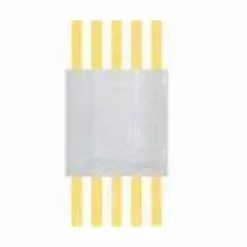 Lolly Bags - Yellow/White Stripes 10 Pk