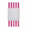 Lolly Bags - Pink/White Stripes 10 Pk -Halloween Costumes Sales THP 23832