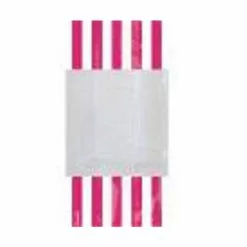 Lolly Bags - Pink/White Stripes 10 Pk