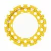 Plates - Dinner, Polka Dots Yellow 8 Pk -Halloween Costumes Sales THP 23907