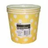 Popcorn Cups, Large - Polka Dots, Yellow 3 Pk -Halloween Costumes Sales THP 24022