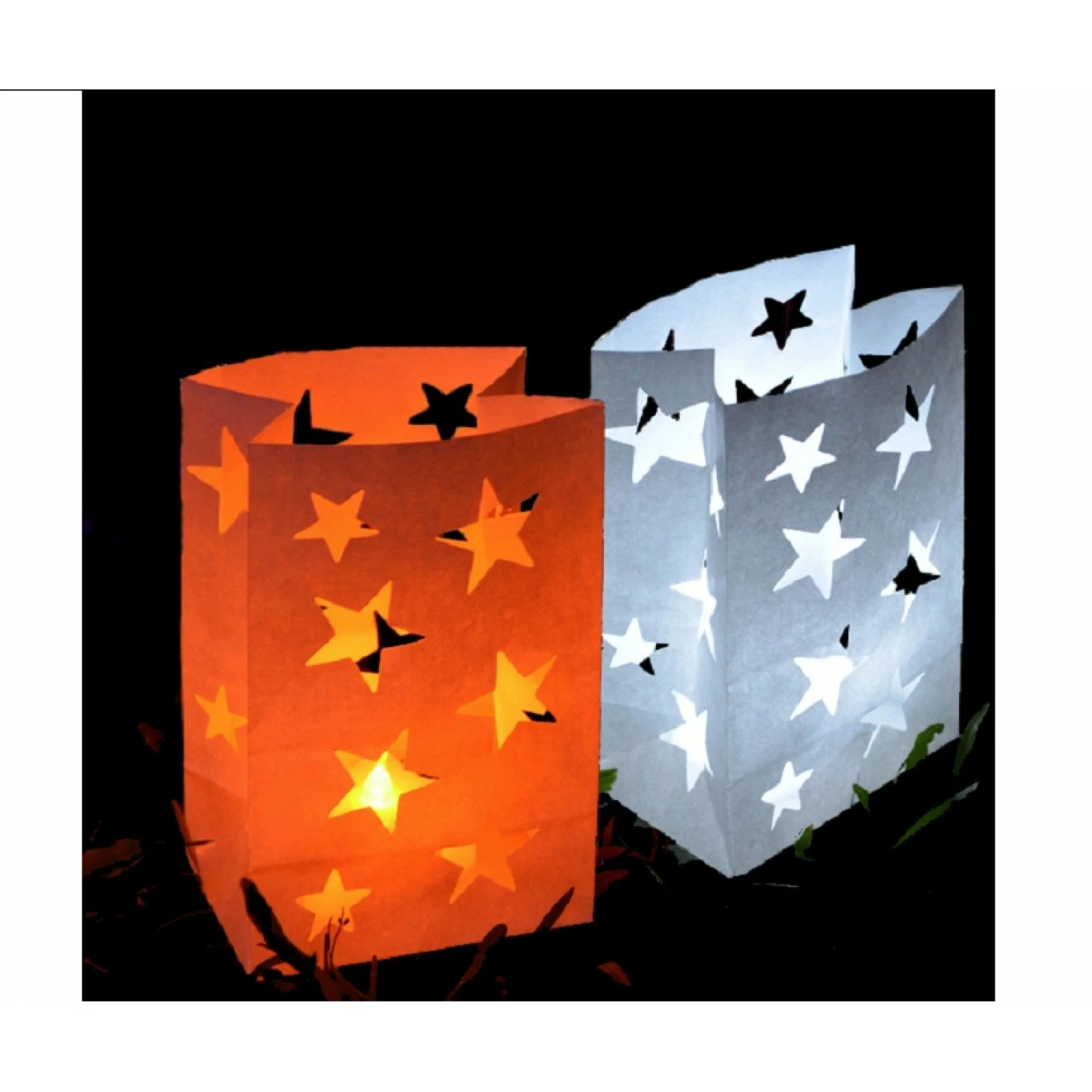 Candle Bag Stars 10 Pk 3 Candle Bag Stars 10 Pk