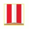 Backdrop - Red & White Stripes -Halloween Costumes Sales THP 24844