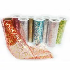 Organza Roll, Hearts - Lilac