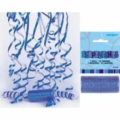 Streamer - Serpentine, Blue Glitz