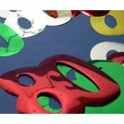 Foil Numbers - 80, Multicoloured 12 Pk