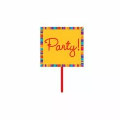 Yard Sign - Birthday Stripes Design