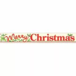 Banner - Foil, Merry Christmas